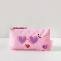 MISS LEMONADE Printed Pencil Case with Zip Closure