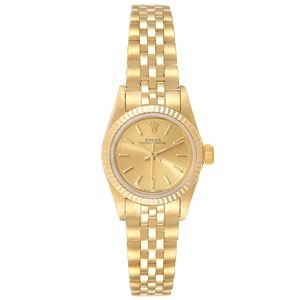 President No-Date 14K Yellow Gold Ladies Watch 67198