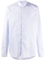 Dell'oglio mandarin collar cotton shirt - Blue