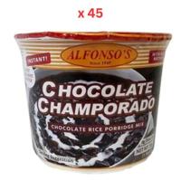 Alfonso Chocolate Champorado, 55 Gm Pack Of 45 (UAE Delivery Only)