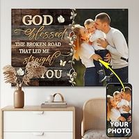 Custom Wall Art Canvas Customble Portrait Prints and Poster - Personalized Family Poster miniinthebox