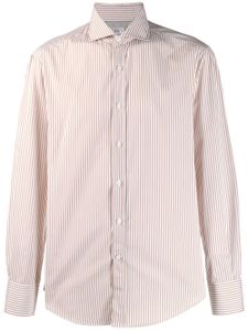 Brunello Cucinelli striped shirt - NEUTRALS