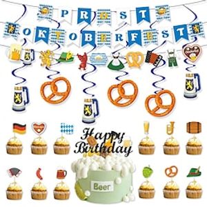 Oktoberfest Party Decoration, Oktoberfest Decor, Oktoberfest Supplies, Party Decor, Party Supplies, Home Decor miniinthebox