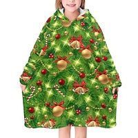 Christmas Wearable Blanket, Oversized Sweatshirt Blanket for Adults Women Men, Gift, Cozy and Fuzzy Sherpa Blanket Lightinthebox - thumbnail
