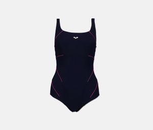 Womens One Piece Swimsuit  Navy Blue Combo
