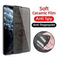 Phone Screen Protector For Apple iPhone 12 Pro Max 11 SE 2020 X XR XS Max 8 7 PET 3 pcs Ultra Thin Scratch Proof Privacy Anti-Spy Front Screen Protector Phone Accessory miniinthebox - thumbnail