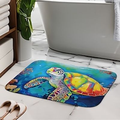 Bath Mats A Creative Absorbent Bathroom Rug Flannel Cute Lightinthebox