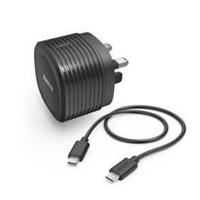 Hama Charging Kit, USB-C, PD - Qualcomm , 20 W+ USB-C Cable, 1 m, UK Plug, Black (HAM-73210584)