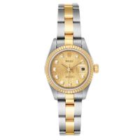 Datejust Steel Yellow Gold Diamond Dial Ladies Watch 79173 - thumbnail