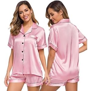 Adults' Pajamas Nightwear Solid Color Onesie Pajamas Fashion Casual Daily Ice Silk Cosplay For Women's Dailywear Animal Sleepwear Cartoon Lightinthebox