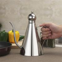 0.5/1L Stainless Steel Home Olive Oil Can - thumbnail