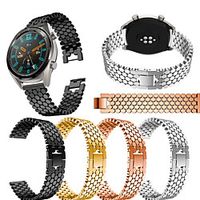 Smart Watch Band for Huawei 1 pcs Sport Band Stainless Steel Replacement  Wrist Strap for Huawei Watch GT Huawei Watch 2 Pro miniinthebox - thumbnail
