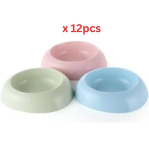 Pets Club Egg Shape Single Bowl Green For Cat & Dog 64ML (Pack of 12)