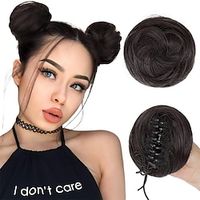 Foaoit Space Buns Hair Piece 1PCS Claw Clip in Hair Bun Extensions for Women Girls Dark Brown Faux Hair Ballet Bun Hairpieces Updo Hair Accessories Lightinthebox - thumbnail