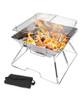 Flame On 2 in 1 Charcoal Grill & Fire Pit - thumbnail