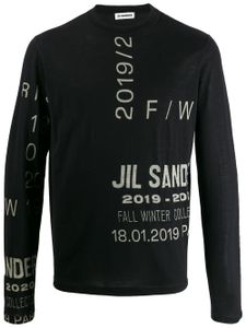 Jil Sander knitted jumper - Black