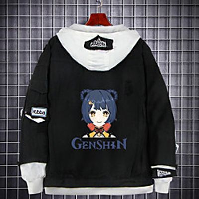 Inspired by Genshin Impact Klee Anime Cartoon Cloth Demin Anime Harajuku Graphic Kawaii Hoodie For Women's / Men's miniinthebox