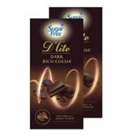 Sugar Free D'lite Dark Chocolate Cocoa Rich 80 G