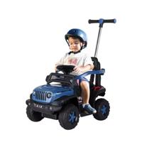 Megastar Ride On 3 In 1 Artic Series 2 Mini Jeep 6 V For Young Riders With Parental Handle For Adult Control With Pedal Accelerator - Blue