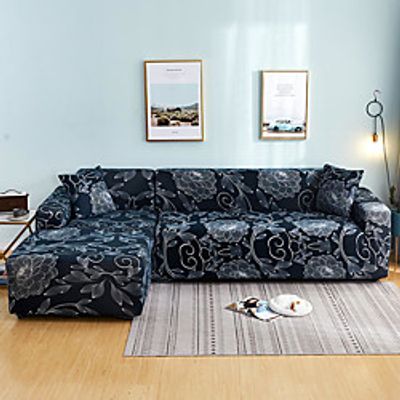Print Dustproof Stretch Slipcovers Stretch Sofa Cover Super Soft Fabric Couch Cover Fit For 1 to 4 Cushion Couch And L Shape Sofa (You will Get 1 Throw Pillow Case as free Gift) miniinthebox
