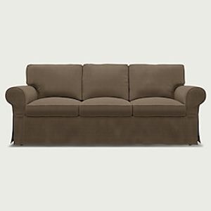 IKEA Ektorp 3 Seat Sofa Cover Conscious Tweed Regular Fit With Piping Machine Washable miniinthebox