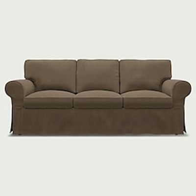 IKEA Ektorp 3 Seat Sofa Cover Conscious Tweed Regular Fit With Piping Machine Washable miniinthebox