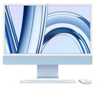 Apple iMac 2023, 24 inch Retina 4.5K Display, 10-core Apple M3 chip, 512GB, 8GB, Blue , MQRR3 (Apple Warranty, English Keyboard)