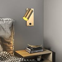 Wall Light Sconce  Adjustable Headboard Engineering Reading Spotlights, Recessed Push Switch Wall Lamps Hotel Bed Side Decorative Wall Sconces Spotlight, E27 Lamp Socket Lightinthebox - thumbnail
