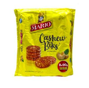 Mario Cashew Biks Biscuits 720 Gm Pack Of 6 (UAE Delivery Only)