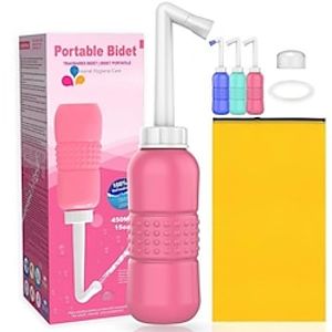 Portable Travel Bidet For Body  Private Parts Washer Tool, Feminine Care Perineal Wash Bottle, Portable Camping Bidet With Travel Bag For Women miniinthebox