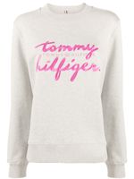 Tommy Hilfiger logo print sweatshirt - Grey