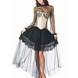Women's Not Specified Corset Dresses - Fashion, Buckle Black S M L Lightinthebox