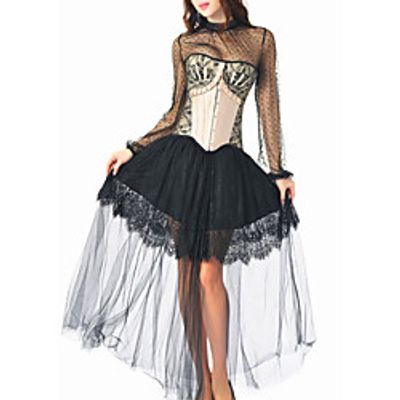 Women's Not Specified Corset Dresses - Fashion, Buckle Black S M L Lightinthebox