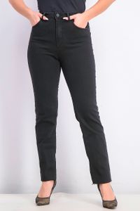 Womens Raw Hem Skinny Jeans  Black