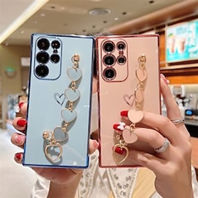 Phone Case For Samsung Galaxy Back Cover A53 A33 A12 A52 A13 5G Plating Full Body Protective Anti-Scratch Heart TPU miniinthebox