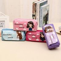 New Cute Girl Pencil Case Pen Storage Bag Large Capacity Pencil Bag Pouch Purse