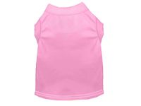 Pets Club Cotton Plain Dog Cloth Summer T-shirt Pink - XL