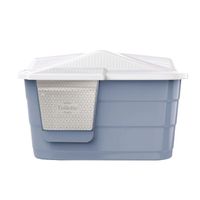 Georplast Villa 2in1 Cat Toilette Or Pet House - Lightblue (Pack Of 2)