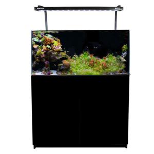 Aqua One Minireef 180 Marine Set 180L 90L X 45D/80Cm H Black, Aquarium With Cabinet