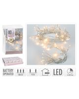 Homesmiths Christmas LED Lights 80 LED Bo Ww Timer 1 Piece