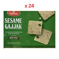 Haldirams Sesame Gajjak 400G Pack of 24