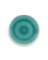 Tarhong Organic Radiant Glaze Dinner Plate Turquoise