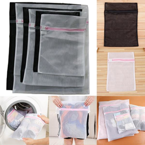 6 Pcs/1 Set Fine Mesh Wash Bags Laundry Washing Bag Underwear Lingerie Washing Bag