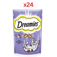 Dreamies Duck Cat Treats 60G (Pack of 24)