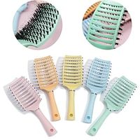 Hair Brush Scalp Massage Comb Curling Comb Air Cushion Plastic Comb Bristles Air Bag Comb Household Massage Hairdressing Comb Lightinthebox - thumbnail