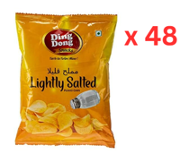 Ding Dong Lightly Salted Potato Chips 50Gm Pack Of 48 (UAE Delivery Only)