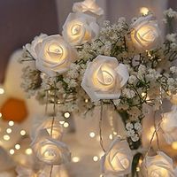 Fairy Lights LED Rose Flower Small Color Lights String Lights, For Mother's Day Gifts Indoor Proposal Atmosphere Lights, Birthday Scene Arrangement Girl Room Decoration Lightinthebox - thumbnail