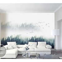 Nature Scenery Forest Wallpaper Forest Plants Children's Bedroom Wall Cloth Direct Broadcast Room Background Wallpaper High quality Lightinthebox - thumbnail