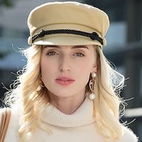 Fashion Casual Cotton Hats with Trim 1PC Casual / Daily Wear Headpiece/New Baby/Thank You/Graduation/Congratulations/Anniversary Headwear miniinthebox - thumbnail