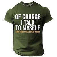 Graphic Letter Daily Designer Retro Vintage Men's 3D Print T shirt Tee Sports Outdoor Holiday Going out T shirt Black Army Green Dark Blue Short Sleeve Crew Neck Shirt Spring  Summer Clothing Apparel Lightinthebox - thumbnail